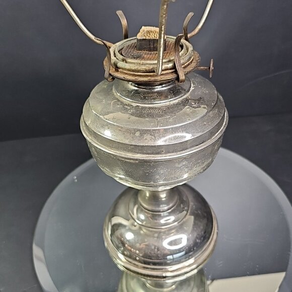 Vintage Oil Lamp Untested, No Chimney/Glass With Burner 682 - Picture 7 of 16